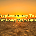 Best Cryptocurrency To Invest For Long Term Gain 